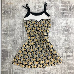 Cotelac - Patterned Shift Style Tiered Dress